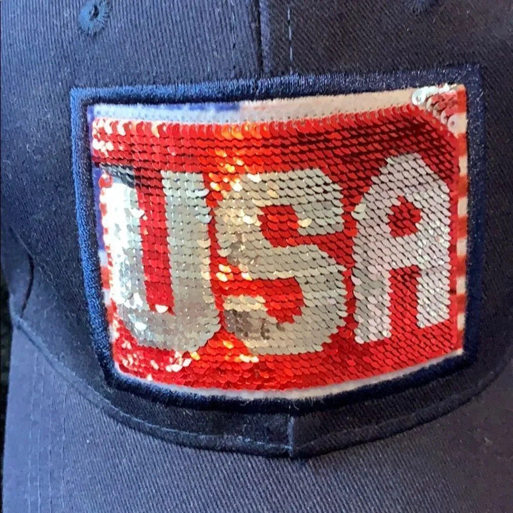 Wembley sequin changing logo ball cap
